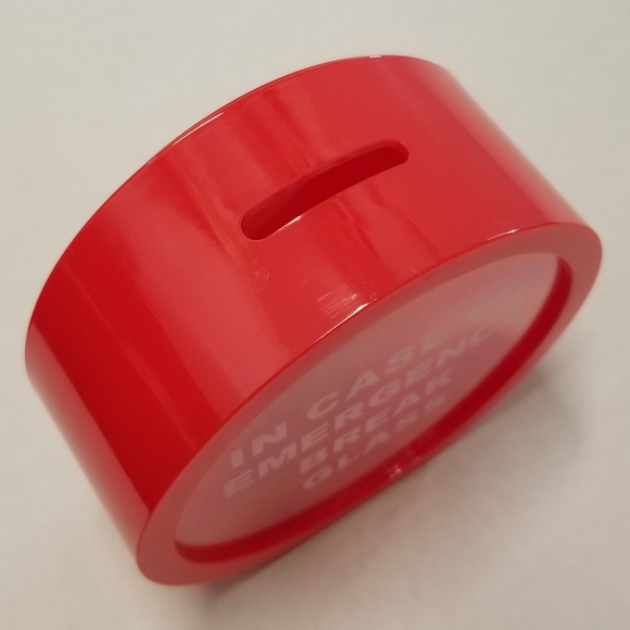 In Case of Emergency Break Glass Piggy / Coin Bank - Picture 4 of 10